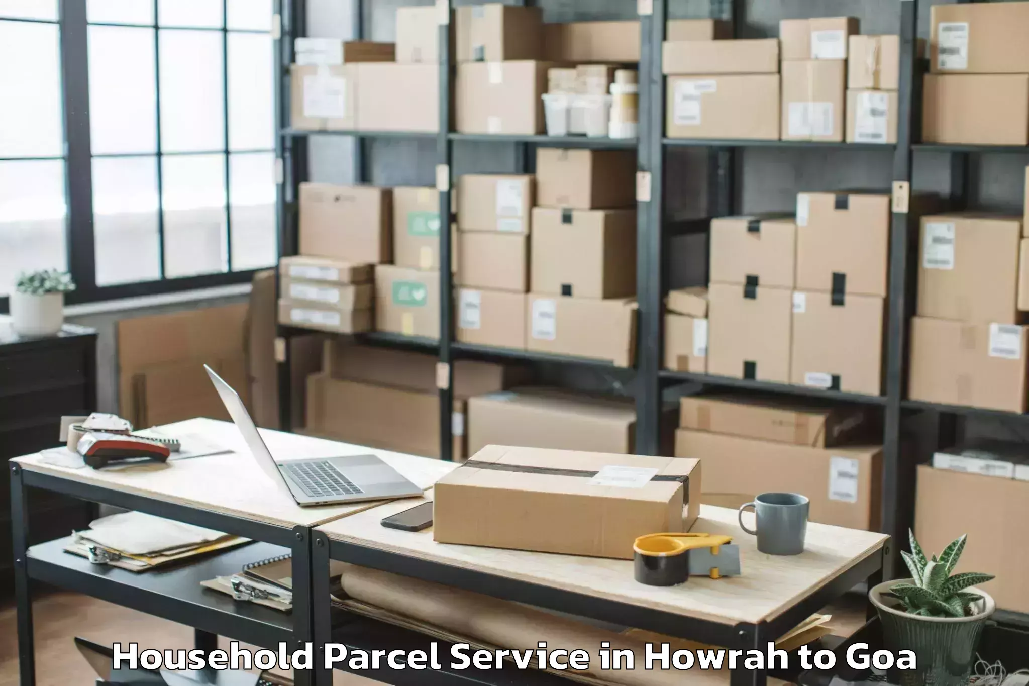 Hassle-Free Howrah to Pilerne Household Parcel